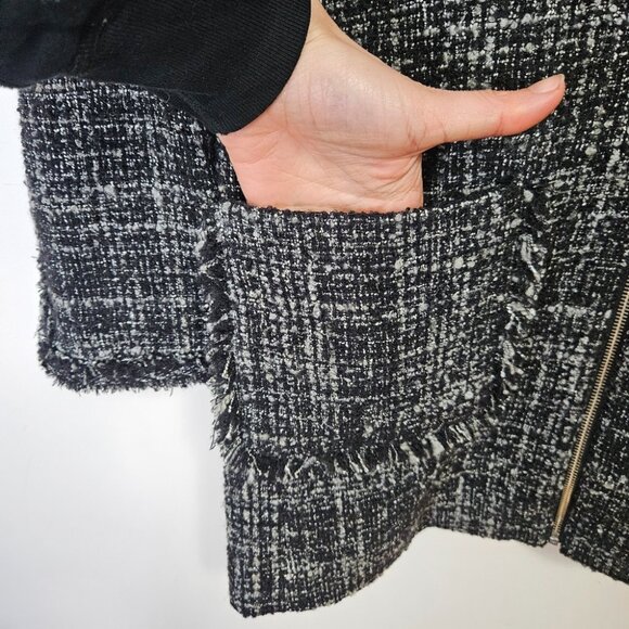 J. Crew Tweed Jacket Car Coat Women's Sz 00 Preppy Corporate - Picture 5 of 10